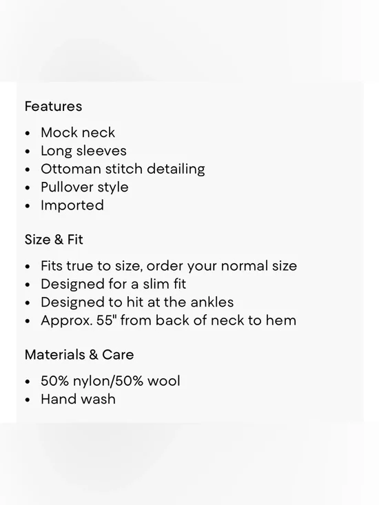 Staud Ramona Ribbed Long Sleeve Sweater Dress Green Large - Picture 8 of 8